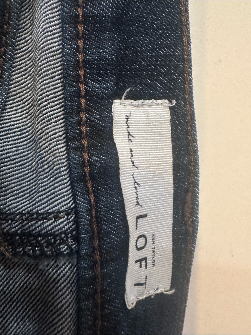 LOFT Women's Dark Blue Slim Jeans